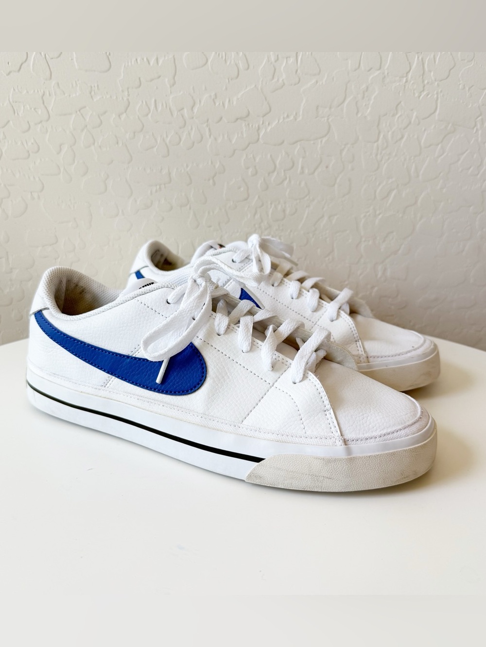 Nike Court Legacy Low White Mystic Navy Sneaker